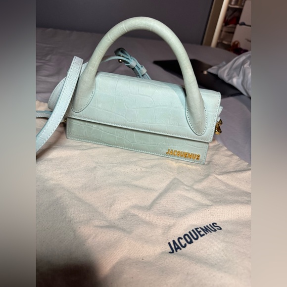 Jacquemus Blue Mini Bag Structured Design - Picture 1 of 6